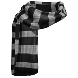 Christmas Black Striped Scarf
