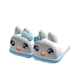 Christmas Bunny Snowman Blue Slippers 3.0 🎄
