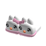 Christmas Bunny Snowman Pink Slippers 1.0 🎄