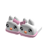 Christmas Bunny Snowman Pink Slippers 3.0 🎄