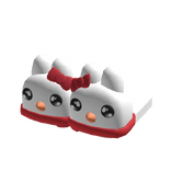 Christmas Bunny Snowman Red Slippers 1.0 🎄