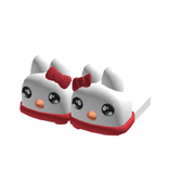 Christmas Bunny Snowman Red Slippers 3.0 🎄