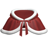 Christmas Cape Dark Red Neck Bow Kawaii Winter 🎅