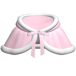 Christmas Cape Pink Pastel Neck Bow Kawaii Winter