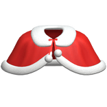 Christmas Cape Red Neck Pompom Kawaii Baby Winter