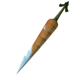 Christmas carrot sword