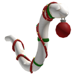 Christmas Fluffy Tail with Ornaments