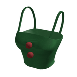 Christmas Green PomPom Elf Tank Top BB