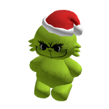 christmas grouch plushie (holdable)