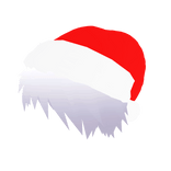 Christmas Hat & White Hair 