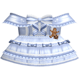 Christmas Holiday Dress - Blue