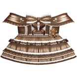 Christmas Holiday Dress - Brown