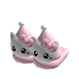 christmas kitty slippers