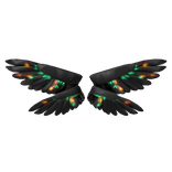 Christmas Lights Guardian Angel Wings