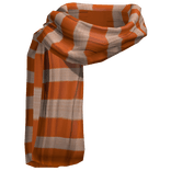 Christmas Orange Striped Scarf