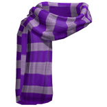 Christmas Purple Striped Scarf
