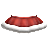 Christmas Red and White Winter Skirt