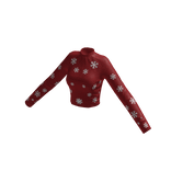 ♾️ Christmas red shiny top