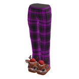 Christmas Reindeer Pajamas Fluffy Pants