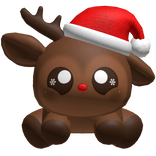 christmas reindeer pal (head)