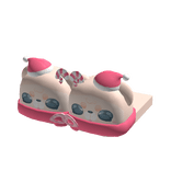 Christmas Santa Beige Red Seal Slippers 1.0 🎄