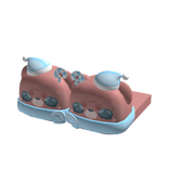 Christmas Santa Brown Blue Seal Slippers 3.0 🎄