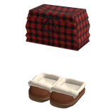 Christmas Shorts Fluffy Slippers