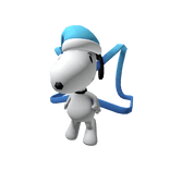 Christmas Snoopy Backpack ❄️ (Light Blue)