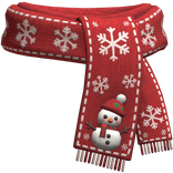 Christmas Snowman Scarf