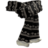 Christmas Winter Black Scarf