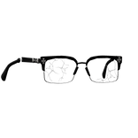 Chrome Broken Evagilist Glasses