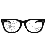 Cross Broken Glasses