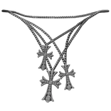Chrome Cross Chain Stacked 1.0