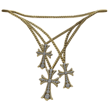 Chrome Cross Chain Stacked 1.0