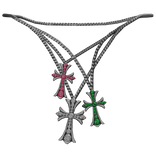 Chrome Cross Chain Stacked 1.0