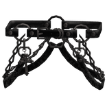 Chrome Cross Goth Suspender Waist Straps 1.0