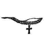 Chrome Cross Necklace