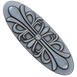 Chrome Gothic Cross Hair Pin