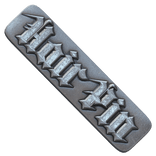 Chrome Gothic Letter Hair Pin