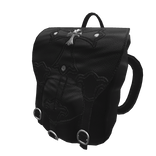 Chrome Heart Black Cross Patch Leather Backpack 