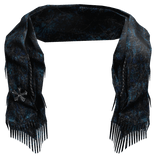 Blue Cyber Chrome Neck Scarf