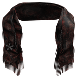 Dark Red Chrome Neck Scarf