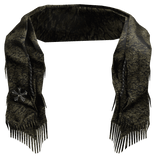 Dark Green Chrome Neck Scarf