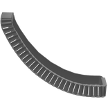 Chrome Roller Bandolier Belt