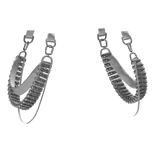 Chrome Roller Elite Suspender Waist Straps White