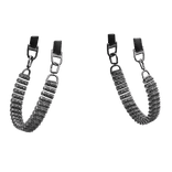 Chrome Roller Suspender Waist Straps