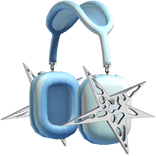 Chrome Star Headphones (Blue)