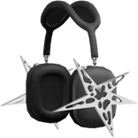 Chrome Star Headphones (Grey)