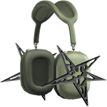 Chrome Star Headphones (Sage Green)