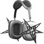 Chrome Star Headphones (White)